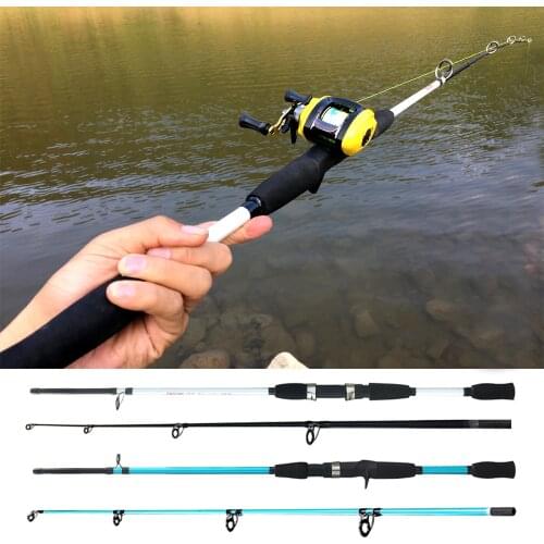 GHOTDA 1.8m 1.5m fishing rod 2 sections Casting Spinning pole Wt 3g-21g Ultra Light Boat Lure Fishing Rod