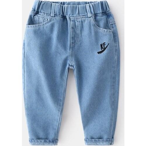 Spring Girls Jeans Baby Kids Jeans for Children Boys Girls Leggings Denim Pants Toddler Pants Girls Kids Pants for Boy Girl 2-8Y