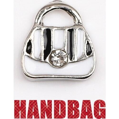 20Pcs/lot Handbag Floating Charms Hand-made DIY for Glass Lockets