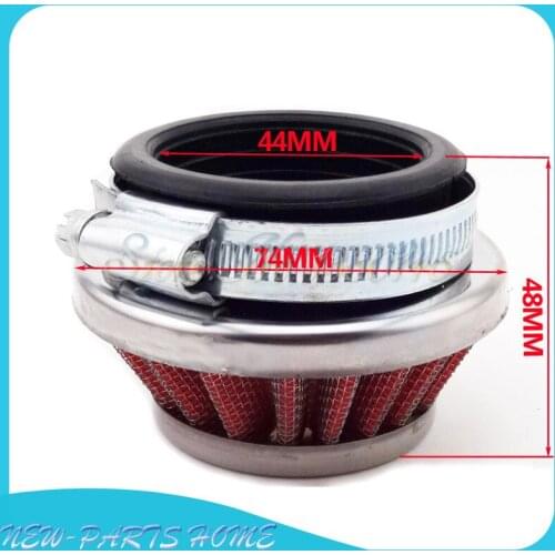 44mm Air Filter For 47cc 49cc 2 Stroke Mini Dirt Pocket Bike ATV Quad