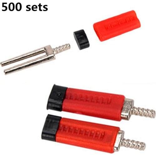 500sets Dental Laboratory Use Double Twin Pin with Plastic Easily used with Pindex Machine Length 21MM