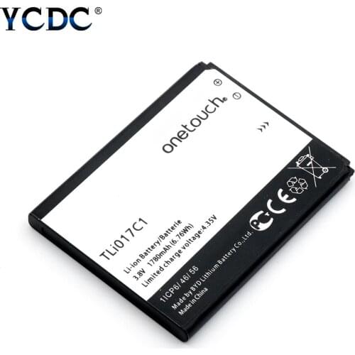 TLi017C1 Battery 3.8V 1780mAh For Alcatel One Touch OT-5027B OT-4060O OT-4060A CAB31L0000C1 / TLi014C7 Smart Mobile Cell Phone