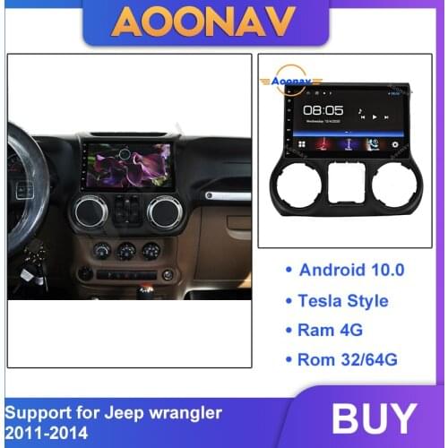 2din Android car autoradio multimedia player for Jeep wrangler 2011 2012 2013 2014 car stereo radio GPS navigation MP4 player