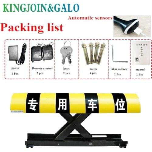 Remote Control Car Parking Barrier, parking space barrier height 305mm parking post barrier bollard