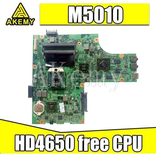 Free CPU M5010 mainboard For DELL inspiron 15R M5010 laptop motherboardCN-0HNR2M 0HNR2M 09909-1 48.4HH06.011 HM57 HD5650 GPU