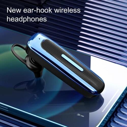1Pc IPX 5 Wireless Earphone Eco-friendly Stable Signal Transmission ABS Stereo Sound Single Bluetooth Earphone for Music