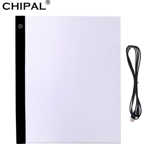 CHIPAL A3 Digital Graphics Tablet for Drawing Pad Art Painting Graphic Copy Board Electronics USB Writing Table LED Light Box