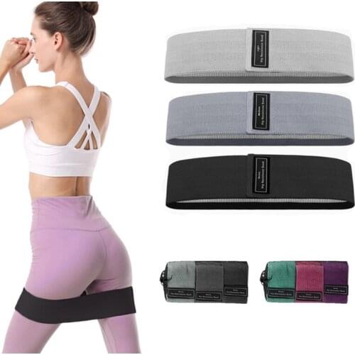 Livefit Resistance Bands for Legs and Butt, Fabric Workout Loop Bands, Set of 3