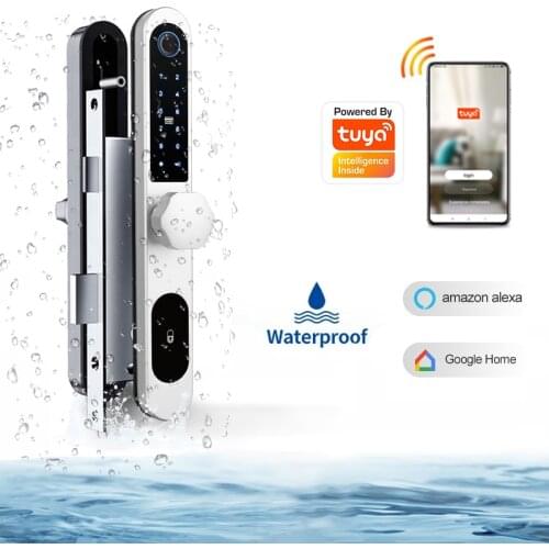 Eseye Fechadura Tuya Smart Home Fingerprint Lock Electric Door Lock Touch Screen Keypad APP Home Electronic Digital Lock
