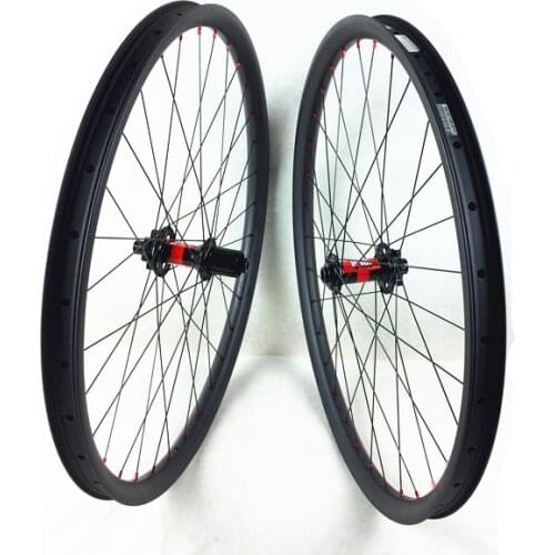 IPLAY carbon MTB rims 29er Carbon fiber rim 35mm Width Hookless 29inch carbon Rims Tubeless mtb carbon rims 240S DT 350 wheelset