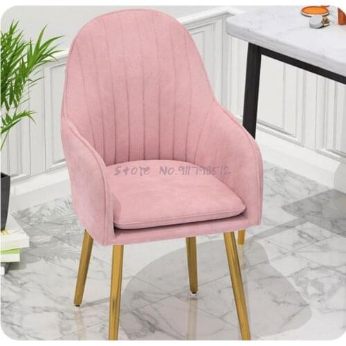 Nordic computer chair home light luxury desk chair net red ins dressing table makeup chair nail back chair dining chair