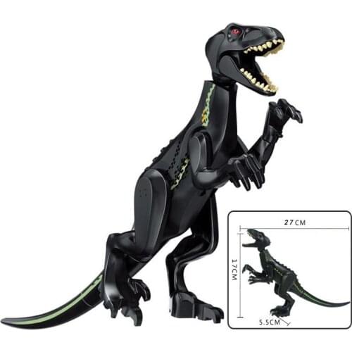 Jurassic Big Dinosaur Building Blocks Toys Park Compatible Major Brand Gifts Simulation Animal Rex Raptor