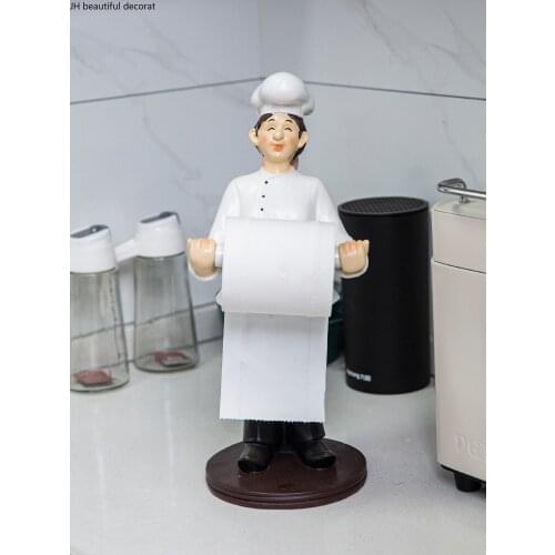 European-style Creative and Practical Home Dining Supplies Vertical Napkin Shelf Roll Paper Holder Free Perforated Tissue Holder