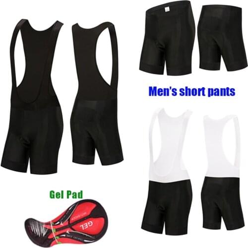 Lycra Summer Cycling Shorts Men Gel Pad BIB Pants 2021 Male MTB Biker Cyclist Tights Sport Bicycle Underwear Padded Road Bike
