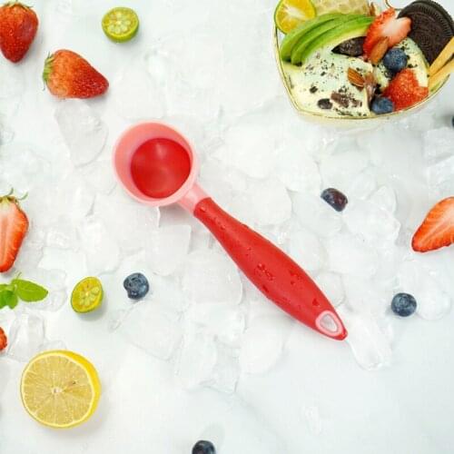 French Plastic Ice Cream Scoop TPP Handle Easy To Demold Watermelon Fruit Digging Spoon Kitchen Creative DIY Tool Accessories