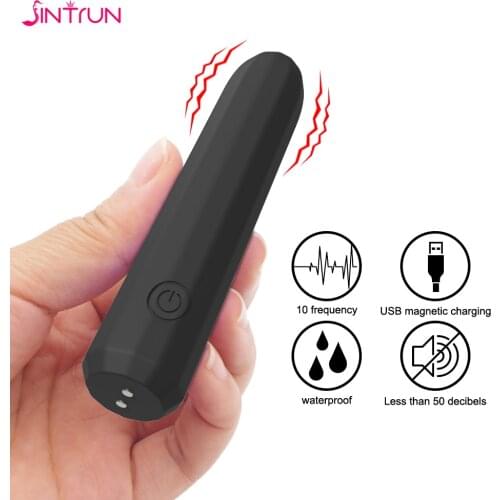 Mini Powerful Bullet Vibrator 10 vibration modes Clitoral Stimulator Vaginal G Spot Masturbation Women panties Dildo vibrador