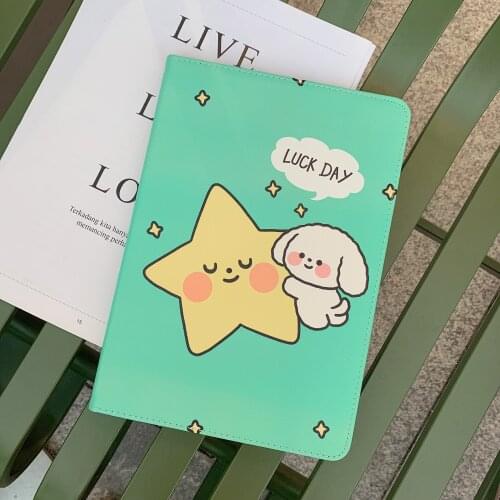 Cartoon Puppy Dog Little Star Soft Tablet Protective Case For iPad Air 1 2 3 Mini 4 5 Pro 2017 2018 2019 2020 Cover