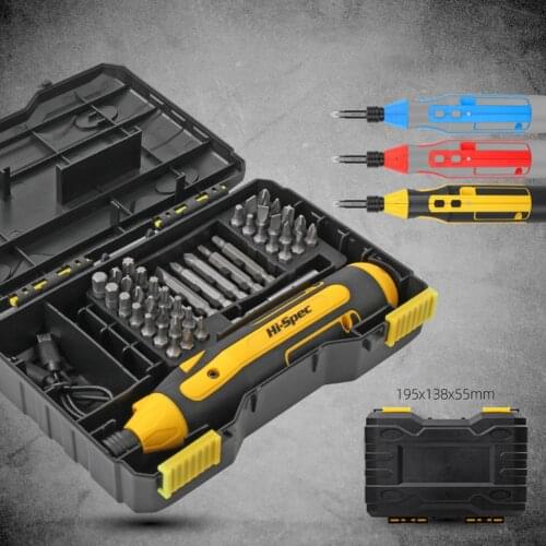 USB Rechargeable 41 in 1 Electric Screwdriver Bits Kit Wireless Precision Screw Driver Hand Manual Repair Disassembly Tools