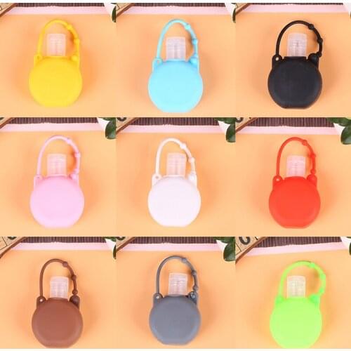 30ML Portable Oval Bottle Cover Silicone Gel Case Cosmetic Squeeze Containers Refillable Bottle Empty Travel For Lotion Shampoo