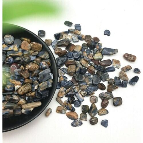 Drop Shipping 50g 2 Size Natural Pietersite Quartz Crystal Gravel Stones Tumbled Mineral Specimen Natural Stones and Crystals