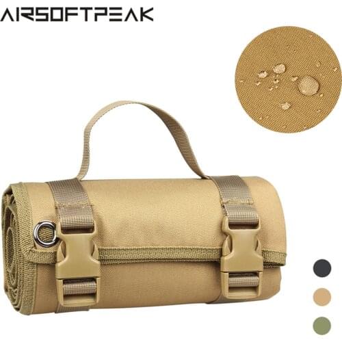 Tactical Shooting Mat Roll Up Camping Mat 1000D Nylon Non-slip Waterproof Picnicn Blanket Hunting Accessories Rifle Cleaning Mat