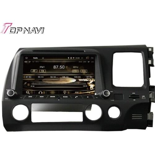 Topnavi 8'' Quad Core Android 6.0 Car GPS Navigation for CIVIC Right Driving 2006 2007 2008 2009 2010 2011 For Honda Autoradio