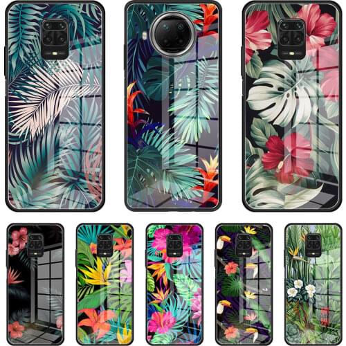 Anime Tempered Glass Phone Case For Redmi Note 9S 8 Pro 7 8T 9 9C 9A 8A K30 10 5G K40 Pro+ Fundas Cover Housing