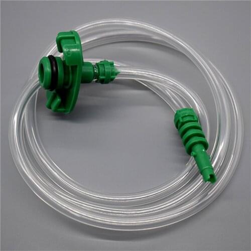 10cc Dispensing Syringe Tube Dispenser Connector Plastic Barrel Adapter Adhesive Glue Liquid Dispenser Adapter Connector w/Hose