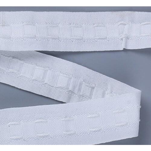 10Meters Curtain Accessories Cloth Belt For Curtains Eyelets Tape Rings Grommet Top Punching Hook Curtain Pleated Tape
