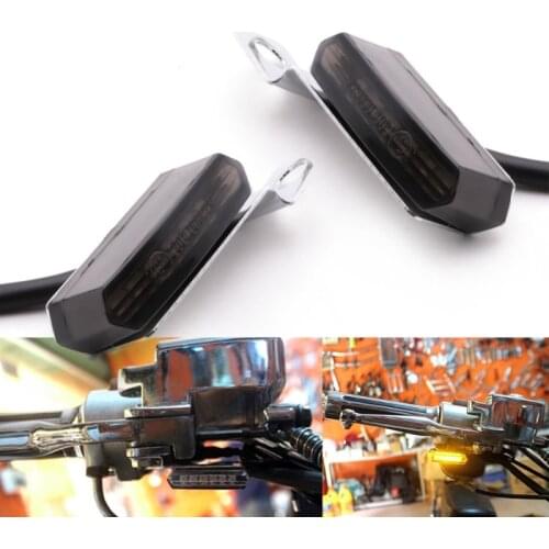 2PCS Motorcycle Signal Lamp LED Motorcycle Turn Signal Indicators Rear Peg Lamp Blinker Lights Motorcycle Accessories
