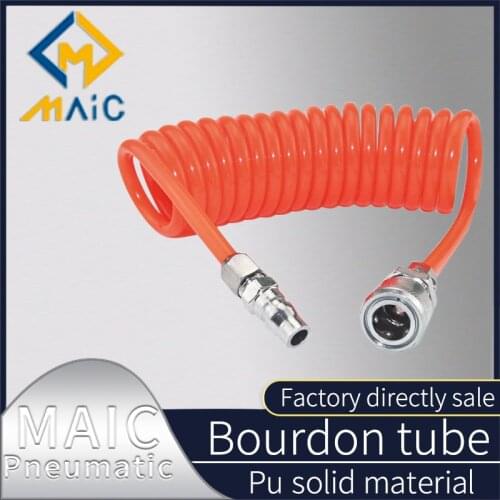 3M/6M/9M/12M/15M Pneumatic Polyurethane PU Air Compressor Hose Tube 8*5mm Telescopic Spring Spiral Pipe Tool Pipeline gas spring