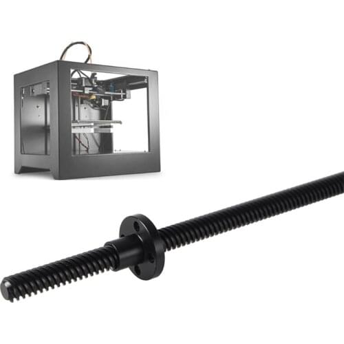 3D Printer Parts T8 PTFE Teflont Screw Lead 2mm with Pom Nut for Ender-3 Ender 3 Pro V2 Ender5 Sidewinder X1 VORON