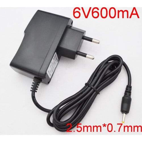 1Pcs 6V 600mA AC-DC Adaptor Power Supply Charger for BT Video Baby Monitor 630