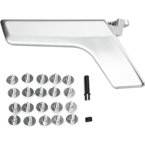 Car Front Left Inner Doors Handles 2047201763 For Mercedes-Benz C250 C300 C350 Matte Silver Inside Upgraded Door Handle Kit Left