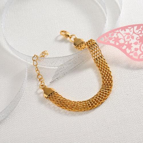 BAOYAN 2021 New Miniamlist Gold Jewelry Street Style Stainless Steel/Chain Bracelets For Women/Punk