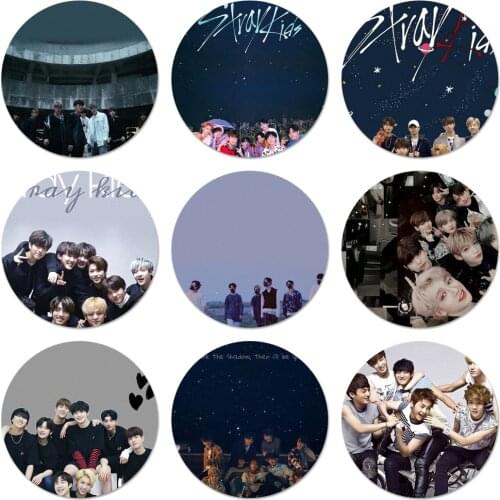 Stray Kids Vintage Badge Brooch Pin Accessories For Clothes Backpack Decoration gift 58mm