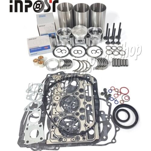 D1503 Overhaul Rebuild Kit For Kubota Engine KX91-3 R420 L2900 L3000 Tractor