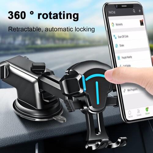 KISSCASE Phone Holder Car Air Vent Mount Metal Mobile Stand Smartphone GPS Support For iPhone 12 11 Xiaomi Samsung Huawei LG