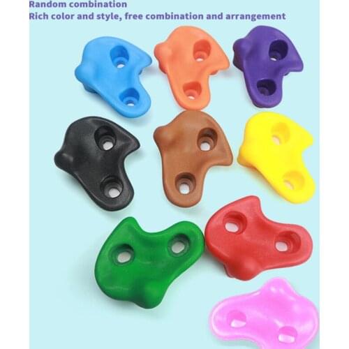 Playground Grip Wall Stone Plastic Climbing Grips Can Accommodate Rock Climbing Playgrounds To Hold Backyard Toys Assorted