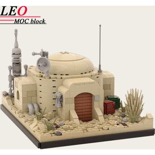 NEW Series Wars Building Blocks MOC-50144 Owen Lars' Home on Tatooine Kids DIY Architecture Bricks Toys for Children Xmas Gifts
