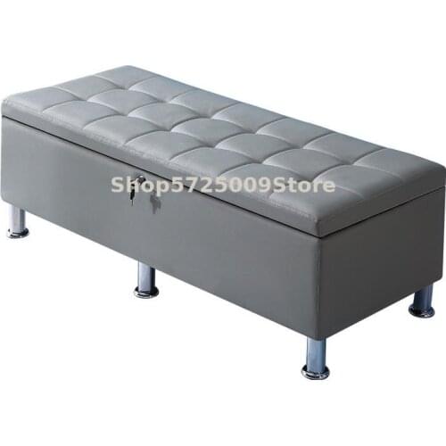 Entity doll storage box storage stool doll collection box with lock long sofa clothing store shoe store shoe replacement stool