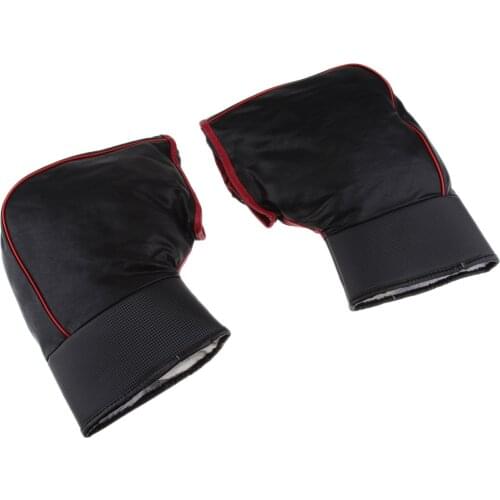 Pair of Handlebar Mitts, Motorcycle Bars Windproof Mittes Winter Warmer for Scooter ATV Snowmobile Motocross Bicycle