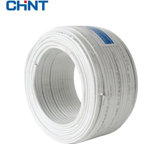 CHNT Wire And Cable Mounted Parallel Flat Copper Wire Three Core Jacket Line BVVB 3 * 2.5 Square 100 Meters