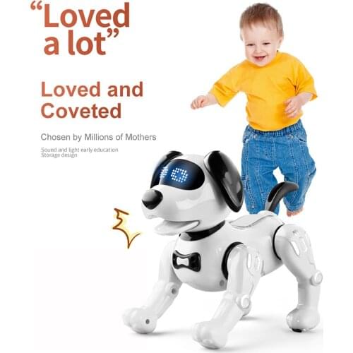 Robot Dog Remote Control Voice Smart Sing Dance Walking Electronic Pet Kids Baby Toy Rc Animals Dog Toys Birthday Gift
