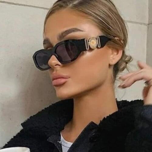 2021 Womens Steam Punk Sunglasses Men Fashion Personality Lrregular Ladies Vintage Cat eye Sun Glasses Women oculos de sol