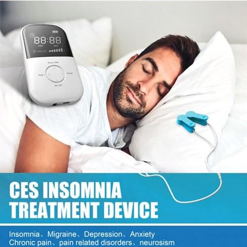Insomnia CES Therapy Device Non Invasive No Side Effect Home Use Sleep Aid Anti Depression Anxiety Migraine Treatment Instrument
