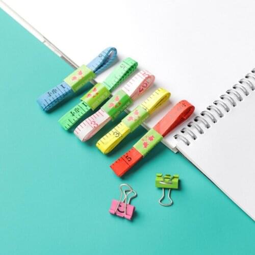 1.5m Body Measuring Ruler Sewing Tailor Tape Measure Mini Soft Flat Ruler Centimeter Meter Sewing Measuring Tape