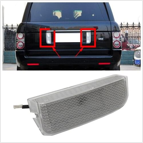 1pcs Left Car Tailgate Rear Reverse Backup Light Lens For Range Rover L322 2003-2012 Vehicle License Plate Lamp Reversing Bulb
