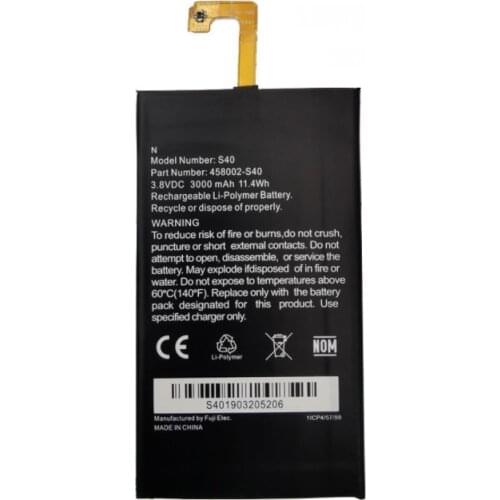 1x 3000Ah 458002-S40 For Caterpillar CAT S40 Mobile Phone Replacement Batteria Batterie For CATS40