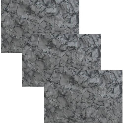 3Pcs A4 Size Diamond Gray Celluloid Sheet 210x297mm for Pickguard Custom Inlays Guitar Pick Luthier